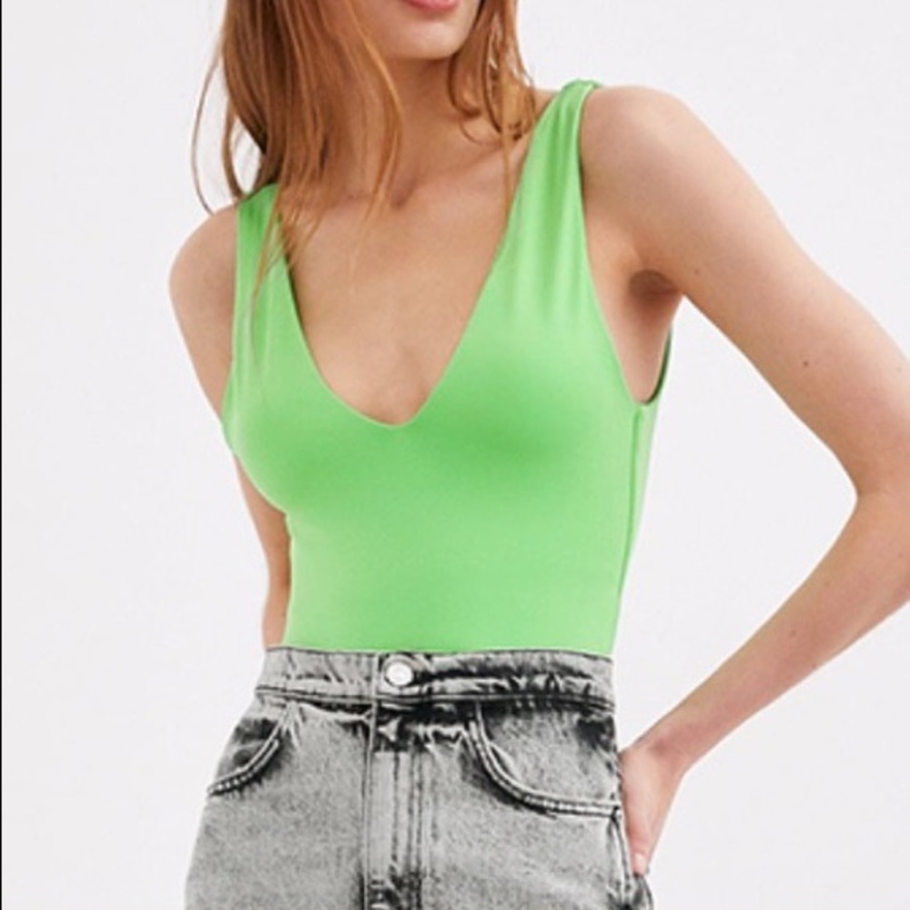 Neon Green Bodysuit- Zara